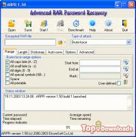 ���������� �������� Advanced RAR Password Recovery