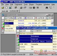 Посмотреть скриншот CDBF - DBF Viewer and Editor