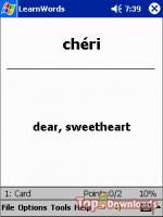 Посмотреть скриншот LearnWords PocketPC