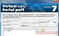 Посмотреть скриншот Eltima Virtual Serial Port AX Control