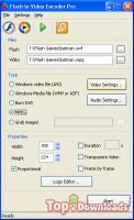 Посмотреть скриншот Flash to Video Encoder PRO