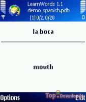 Посмотреть скриншот LearnWords S60v3
