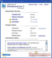 Посмотреть скриншот Advanced WindowsCare Personal