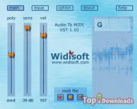 Посмотреть скриншот Audio To MIDI VST (PC)