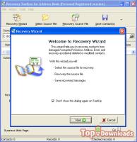Посмотреть скриншот Recovery Toolbox for Address Book
