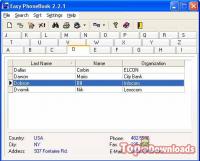 Посмотреть скриншот Easy Phonebook