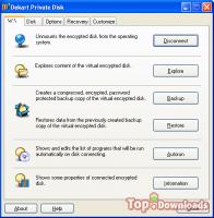 Посмотреть скриншот Dekart Private Disk