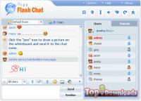 Посмотреть скриншот 123 Flash Chat Software