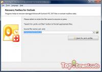 Посмотреть скриншот Recovery ToolBox for Outlook