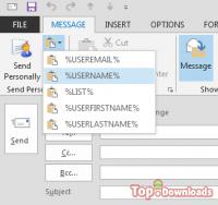 ���������� �������� Send Personally