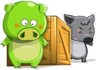 Посмотреть скриншот Четыре поросенка и коробка